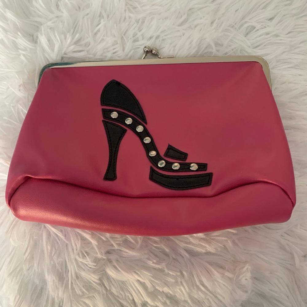 PINK SHOE PURSE
